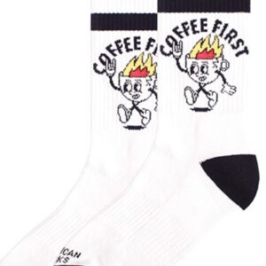 Calcetines American Socks Coffee First Mid High