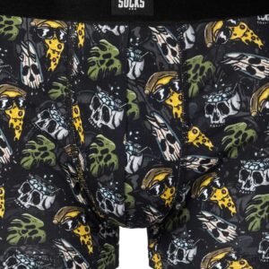 Boxer American Socks Pizza Surfer