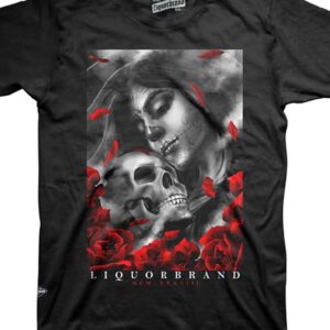 Camiseta Liquor Brand Death and Roses